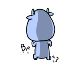 Blue Deer sticker #15640441