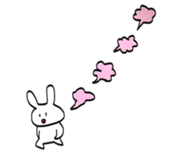simple rabbits sticker #15641355