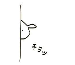 simple rabbits sticker #15641359