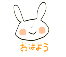 simple rabbits sticker #15641360