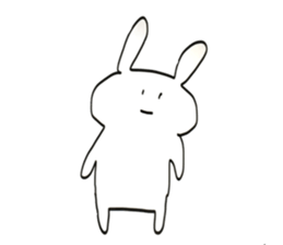 simple rabbits sticker #15641364