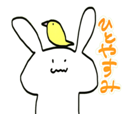 simple rabbits sticker #15641386