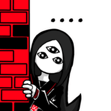 MAGI-Black Pupil sticker #15641468