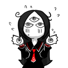 MAGI-Black Pupil sticker #15641474
