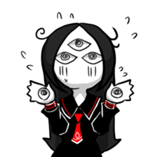 MAGI-Black Pupil sticker #15641474