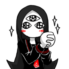 MAGI-Black Pupil sticker #15641478