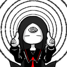 MAGI-Black Pupil sticker #15641481