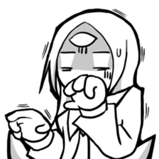 MAGI-Black Pupil sticker #15641484