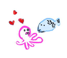 Graffiti drawn by children(Japanese) sticker #15641991