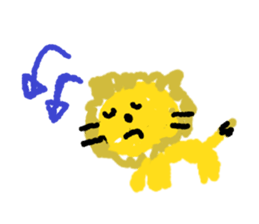 Graffiti drawn by children(Japanese) sticker #15641997