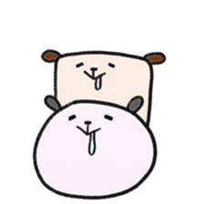 Roundy and Squary3 sticker #15642928