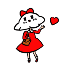 Japanese dumplings cute sticker #15643026