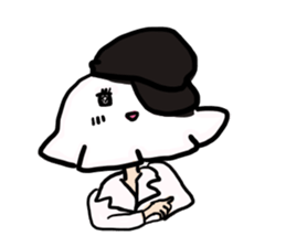 Japanese dumplings cute sticker #15643028