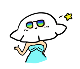 Japanese dumplings cute sticker #15643036