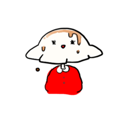 Japanese dumplings cute sticker #15643048