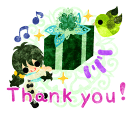 Pretty little people -Clover- sticker #15643356