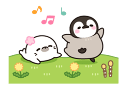 healing penguin(spring ver.) sticker #15643442