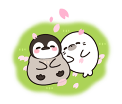 healing penguin(spring ver.) sticker #15643455
