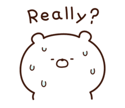 Bear English sticker #15644163