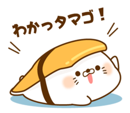 Stinging tongue seal sushi2 sticker #15645042