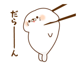 Stinging tongue seal sushi2 sticker #15645052