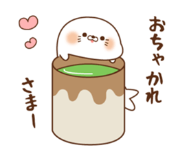 Stinging tongue seal sushi2 sticker #15645067