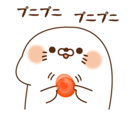 Stinging tongue seal sushi2 sticker #15645074