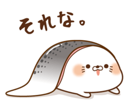 Stinging tongue seal sushi2 sticker #15645077