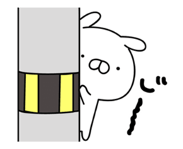 It moves cute! Cat bunny.6nd sticker #15645106