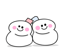 It moves cute! Cat bunny.6nd sticker #15645116