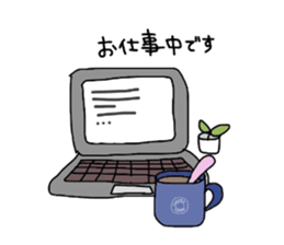 cafe sticker sticker #15646063