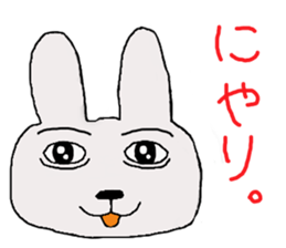 rabbit of the darkness sticker #15646266