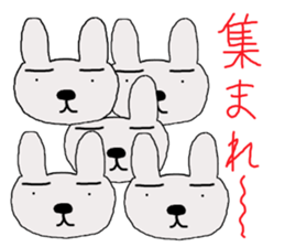 rabbit of the darkness sticker #15646285