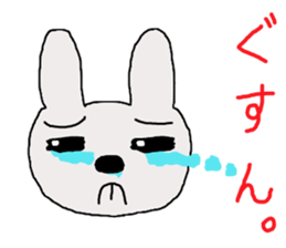 rabbit of the darkness sticker #15646288