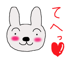 rabbit of the darkness sticker #15646289