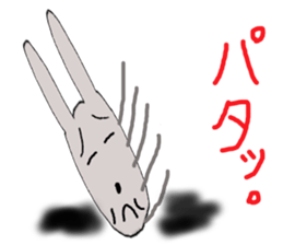 rabbit of the darkness sticker #15646291