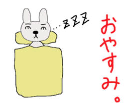 rabbit of the darkness sticker #15646303