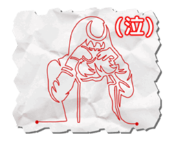 [Move] one-stroke sketch love sticker #15646591