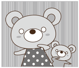 Child rearing bear2 sticker #15647064
