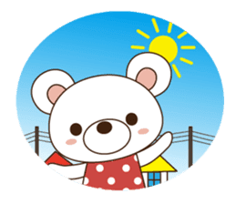 Child rearing bear2 sticker #15647067