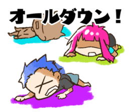 Sticker for gamers in japan sticker #15647163