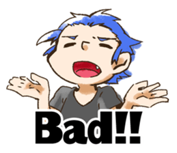 Sticker for gamers in japan sticker #15647165