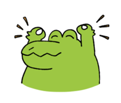 A funny crocodile 4 sticker #15647594