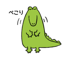 A funny crocodile 4 sticker #15647599