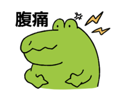 A funny crocodile 4 sticker #15647603