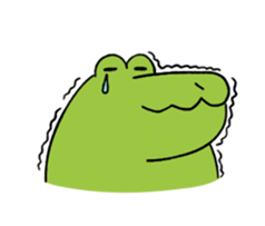 A funny crocodile 4 sticker #15647604
