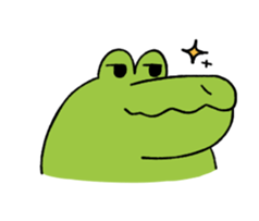 A funny crocodile 4 sticker #15647605