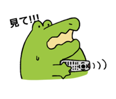 A funny crocodile 4 sticker #15647616