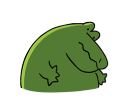 A funny crocodile 4 sticker #15647620