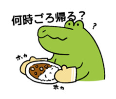 A funny crocodile 4 sticker #15647621